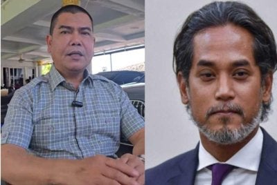 Jamal Md Yunos (kiri) dan Khairy Jamaluddin