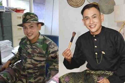 Keputusan menceburi bidang tata rias pengantin selepas bersara daripada ATM menjadi sumber pendapatan Shahirul untuk menyara keluarga.