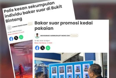 Laporan Sinar Harian sebelum ini tindakan sekumpulan individu membakar suar, melakukan kekacauan di tempat awam dan memberhentikan kenderaan dengan membahayakan pengguna jalan raya.