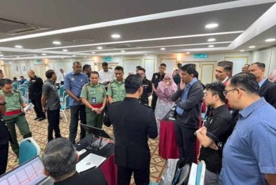 Antara peserta yang mengikuti seminar teknologi poligraf di ibu kota pada Khamis.
