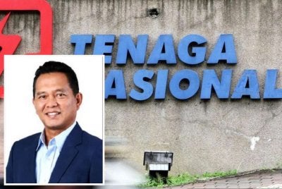 Kamal Arifin (gambar kecil) berkata, TNB mengurus keseimbangan antara kelestarian, kemampuan dan sekuriti bekalan menerusi konsep Energy Trilemma.