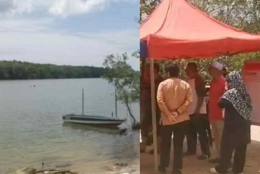 Dua beradik dikhuatiri lemas ketika mandi bersama-sama dua rakan mereka di Sungai Beril, Paka pagi Ahad.