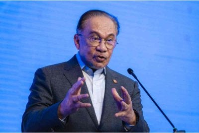  Anwar Ibrahim. Foto fail Bernama