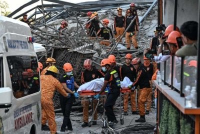 Dua rakyat Malaysia terkesan dalam insiden bangunan runtuh di Bandar Angeles, utara ibu negara Manila, Filipina pada Ahad.