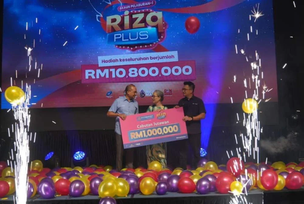 Hui Yong diumum sebagai pemenang Cabutan Jutawan Rizq Plus.