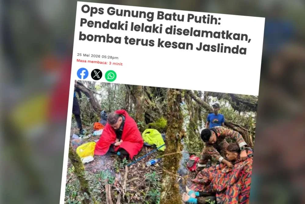 Laporan Sinar Harian pada Isnin.