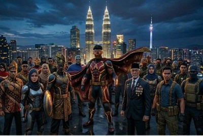 Jangan terkejut jika wira-wira kaum ini bakal muncul untuk menghangatkan emosi kita. Foto hiasan imej janaan AI Gemini