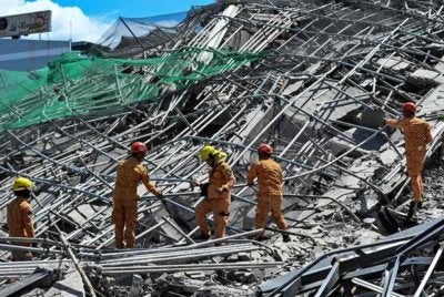Kementerian Luar mengesahkan seorang rakyat Malaysia yang terjejas dalam insiden runtuhan bangunan di Angeles, Filipina, pada 24 Mei lalu, telah meninggal dunia, sementara seorang lagi terselamat dan tidak mengalami sebarang kecederaan. Foto Reuters