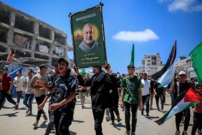 Hamas mengumumkan pembunuhan Mohammed Awda, seorang tokoh kanan dalam sayap bersenjatanya, Briged Al-Qassam susulan serangan Israel di Kota Gaza.
- Foto: Anadolu
