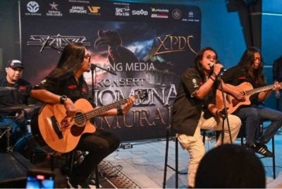 Pasya yakin peluang beraksi bersama-sama dengan kumpulan rock legenda Search mampu menjadi pemangkin penting dalam memperluas pengaruh kerjaya solonya - Foto: Bernama