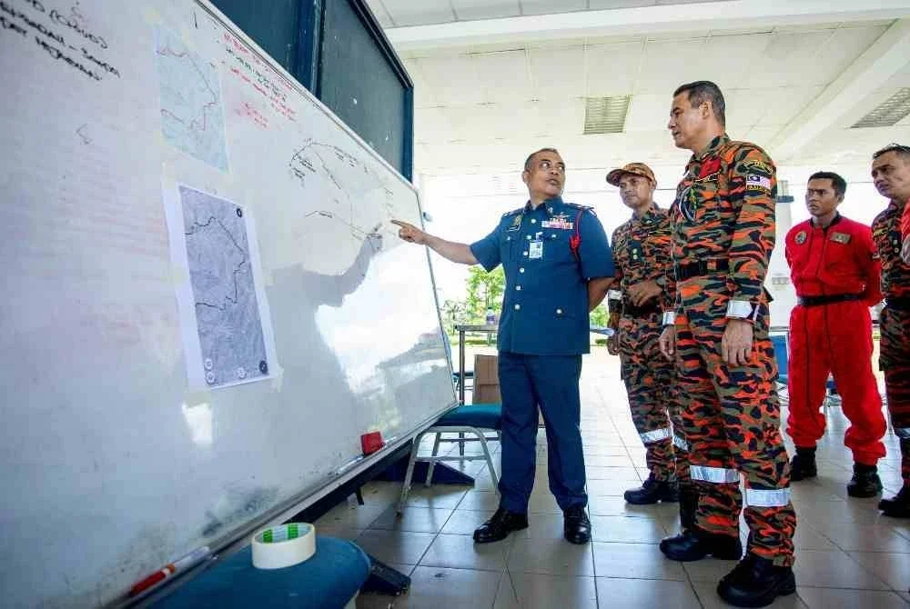 Jaslinda Saludin, 49, dilaporkan hilang ketika menyertai pendakian di Gunung Batu Putih pada Ahad lepas, di Kem Batalion 3 Pasukan Gerakan Am (PGA), Bidor hari ini. Foto Bernama