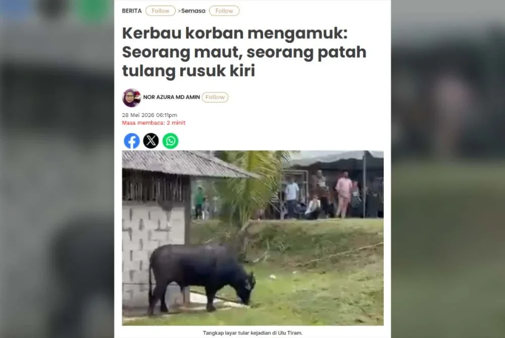 Laporan Sinar Harian.