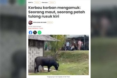 Laporan Sinar Harian.