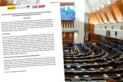 Lima CSO menggesa kerajaan dan ahli Parlimen meneliti RUU pemisahan Peguam Negara dan Pendakwa Raya secara mendalam serta tidak tergesa-gesa meluluskan pindaan tersebut.