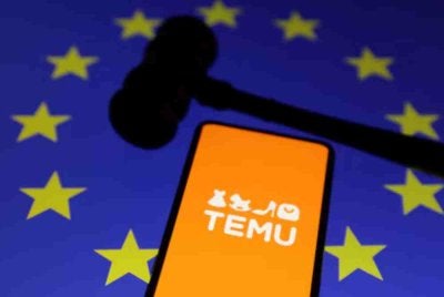 Platform Temu dikenakan denda yang tegas oleh EU. Foto Reuters