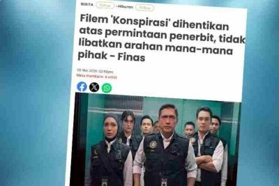 Elepfilm Entertainment Sdn Bhd memaklumkan keputusan menghentikan tayangan filem Konspirasi di pawagam seluruh negara dibuat secara dalaman oleh pihak pengurusan tanpa dipengaruhi mana-mana pihak.