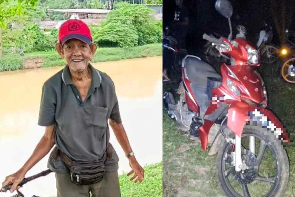 Abdullah dipercayai tidak pulang ke rumah setelah masuk ke kebun sawit tersebut pada petang Ahad, namun motosikal ditunggangnya masih berada di kebun. Foto bomba