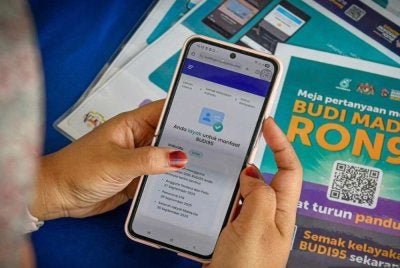 Kuota bulanan BUDI95 kekal sebanyak 200 liter sebulan bagi pengguna yang layak, termasuk untuk Jun 2026. Foto fail Bernama 