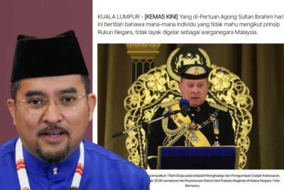 Laporan Sinar Harian dan Asyraf Wajdi (kiri)