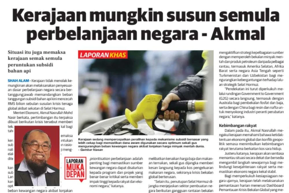 Laporan Sinar Ahad. Gambar kecil: Barjoyai