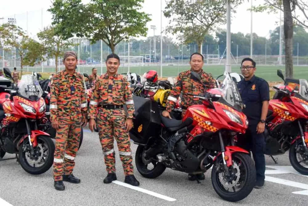 Mohd Syarim bersama rakan-rakannya.