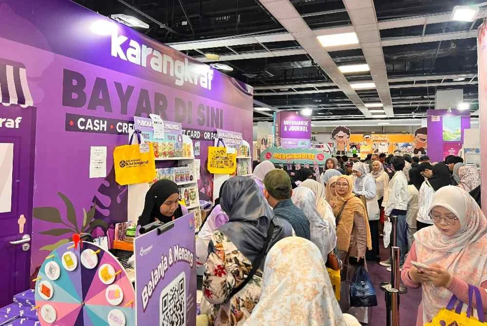 Reruai Karangkraf di tingkat tiga, Pusat Dagangan Dunia (WTC) sempena PBAKL 2026.