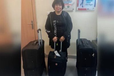 Suspek ditahan pada 17 Mei lalu oleh NDLEA sebaik tiba di terminal ketibaan Lapangan Terbang Antarabangsa Murtala Muhammed di Lagos - Foto: The Guardian Nigeria 
