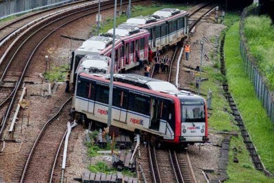 Laluan Ampang akan beroperasi dalam mod operasi sementara bermula esok selepas sebahagian besar kerja baik pulih susulan insiden di Stesen Chan Sow Lin minggu lepas diselesaikan. Foto: Bernama 