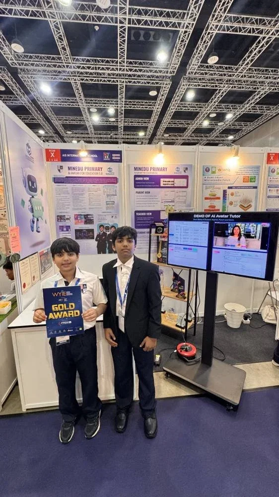 Mohammad Parsa dan Mohammad Rohan selaku pengasas bersama serta pencipta Minedu AI Primary.
