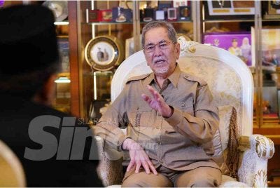 Wan Junaidi ketika wawancara eksklusif bersama Sinar Harian. Foto MOHD HALIM ABDUL WAHID-SINAR HARIAN