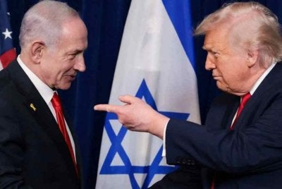 Trump (kanan) bukan satu-satunya Presiden AS yang pernah berdepan ketegangan dengan Netanyahu, sebaliknya, Perdana menteri Israel itu mempunyai rekod panjang menguji kesabaran White House selain sering berjaya mengharungi implikasi politik yang timbul.