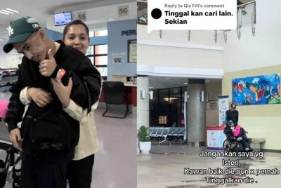 Laila Hafni akan terus memberi sokongan kepada suaminya.