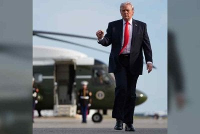 Trump mula berdepan tentangan daripada beberapa anggota partinya sendiri di Kongres selepas hanya segelintir Republikan berani menentang inisiatif dasar agresif beliau. Foto Agensi