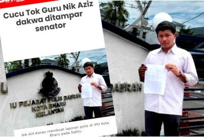 Bapa kepada Nik Alif Aiman iaitu Ir Ariffahmi Ab Rahman tampil menegaskan beliau percaya anaknya bercakap benar dan bersedia membawa kes itu ke mahkamah bagi menuntut keadilan selepas cucu kepada bekas Menteri Besar Kelantan, Allahyarham Tan Sri Nik Abdul Aziz Nik Mat itu mendakwa ditampar seorang senator.
