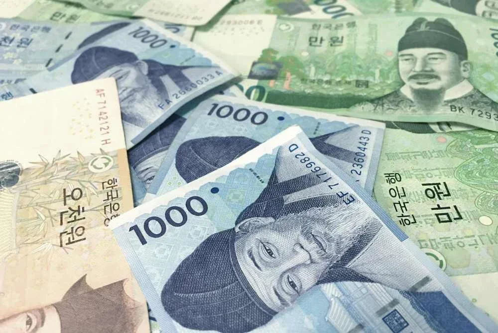 Mata wang won Korea Selatan jatuh ke paras terendah berbanding dolar AS sejak 2009 pada Jumaat. Foto Pixabay