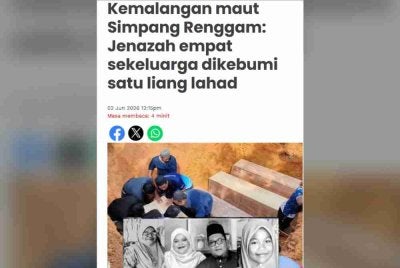 Laporan Sinar Harian pada 2 Jun 2026. 