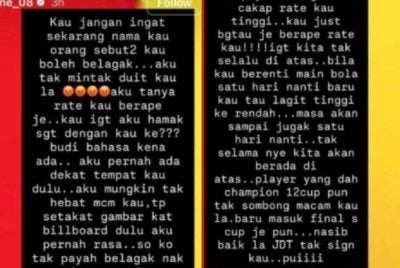 Tangkap layar Instagram Story milik Zaquan Adha yang menjadi perhatian.