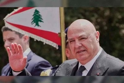 Presiden Lubnan, Joseph Aoun. Foto fail AP