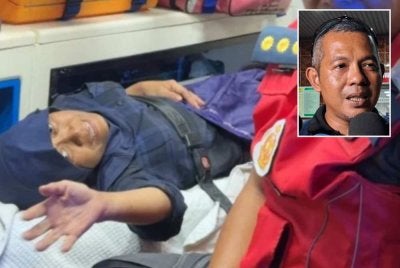 Muzafar (gambar kecil) berkata, faktor utama yang membolehkan Jaslinda terus bertahan bukan semata-mata kemahiran mendaki, sebaliknya kekuatan mental dan keazaman untuk keluar dari situasi mencabar.