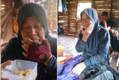 Jaslinda yang dilaporkan hilang ketika menyertai aktiviti pendakian di Gunung Batu Putih pada 24 Mei ditemukan dalam keadaan selamat pada Sabtu. Foto tular.
