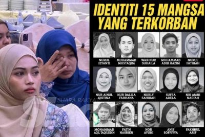 Suasana bertukar hiba apabila tayangan montaj khas yang memaparkan detik-detik tragedi serta kenangan bersama mangsa.