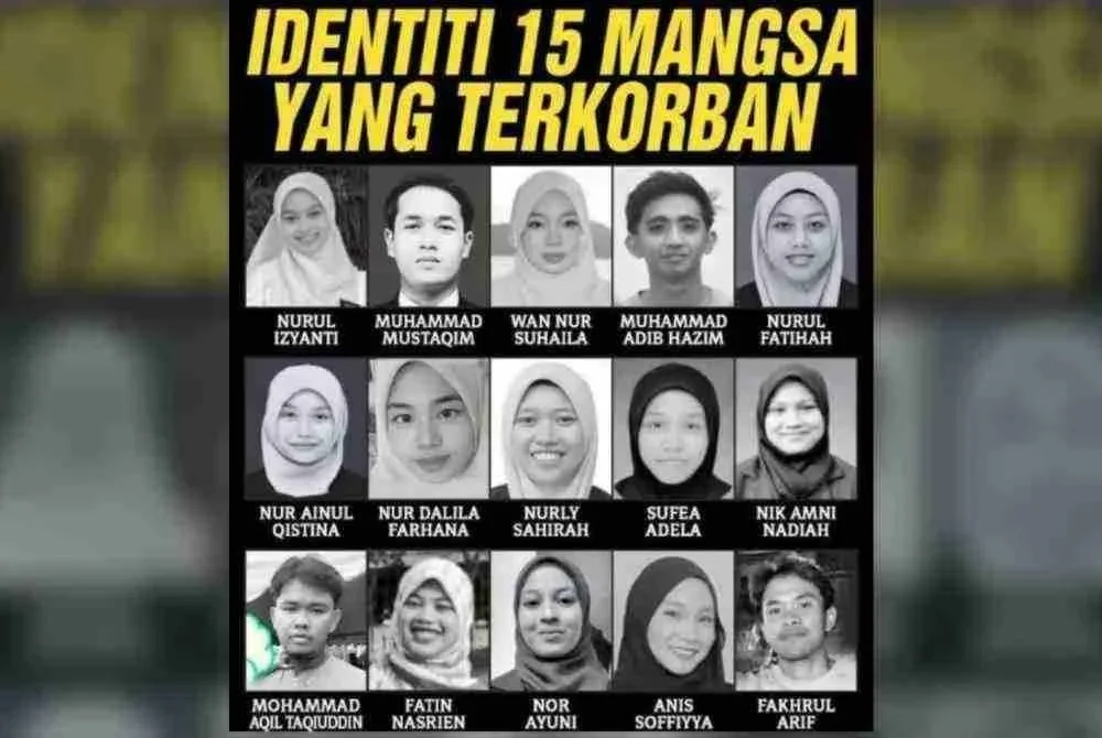 15 pelajar UPSI terkorban dalam nahas di Gerik tahun lepas.
