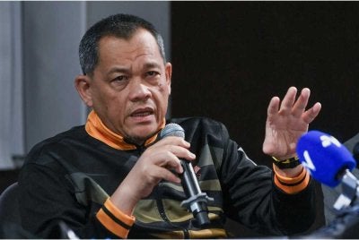 Presiden Kehormat Persatuan Bolasepak Malaysia (FAM), Tan Sri Hamidin Mohd Amin 