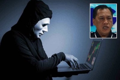 Rusdi (gambar kecil) berkata, polis mengesan peningkatan kes penipuan belian dalam talian yang semakin licik dengan menggunakan pelbagai platform media sosial bagi memerangkap pembeli.