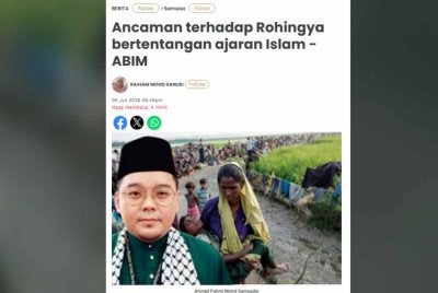 Laporan Sinar Harian.