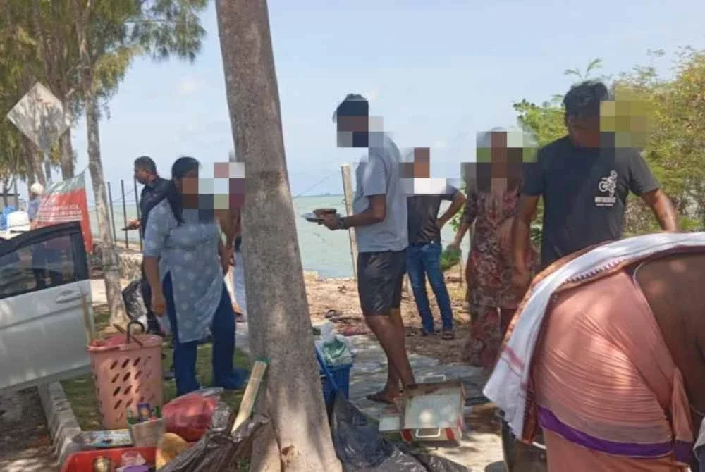 MBMB mengarahkan ritual kematian di kawasan pesisir pantai Taman Residence 8, Padang Temu dihentikan serta-merta.