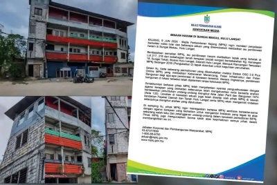 MPKj memaklumkan, pihaknya juga tidak menerima sebarang permohonan yang dikemukakan melalui sistem secara dalam talian bagi apa-apa pembinaan di kawasan terbabit.
