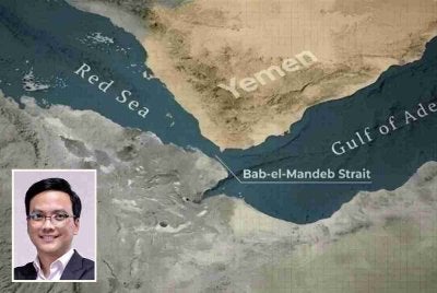 Selat Bab-el-Mandeb ditutup kepada kapal Israel. Gambar kecil: Alvin Desfiandi