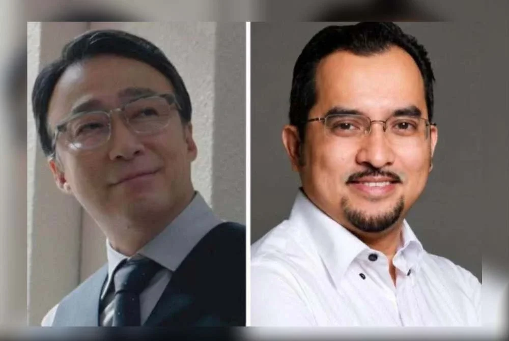 Pengguna media sosial menyamakan watak Pengarah Choi (gambar kiri) dengan Asyraf Wajdi.