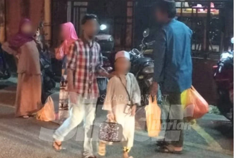 Sebahagian warga asing yang berkeliaran di Flat Pandan Mewah.